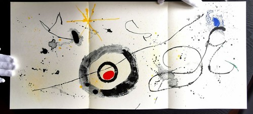 Joan miro derrière miroir - derrière, le
