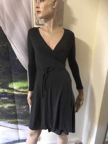M0851 robe enveloppante - robe,