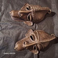 Masque bronze singe vintage