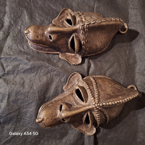 Masque bronze singe - , vintage