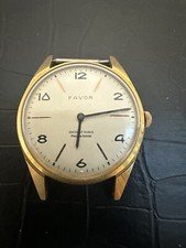 vintage SWISS MADE  GOLD PLATED MEN watch FAVOR