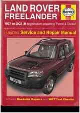 LAND ROVER FREELANDER 97-02 - Revue Technique Haynes LAND ROVER Anglais Etat - 