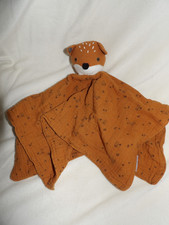 Doudou Plat  Chat Lange Renard