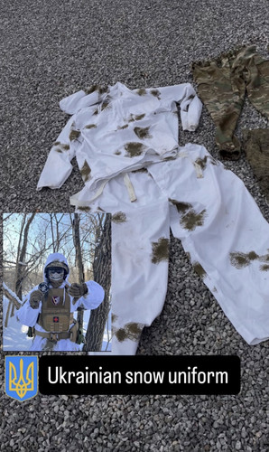 Ukrainian winter snow - snow, uniform