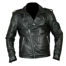 Blouson noir moto motard