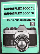 MODE D'EMPLOI / INSTRUCTIONS FOR USE - REVUEFLEX 2000 CL / 3000 SL - BON ETAT