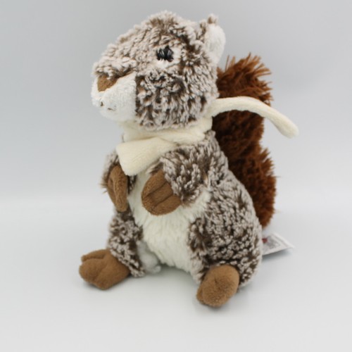 Peluche écureuil feuffy - écureuil,