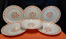 lot 6 assiettes creuses à