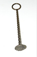 -ECRASE CACHETS MEDICAMENTS XIXe CHRISTOFLE METAL Argenté Poinçon 1 Balance