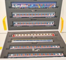 LS MODELS MW 2115 SNCB Ensemble De 7 Pz SKI EXPRESS BRUXELLES SAN CANDIDO Ép. V