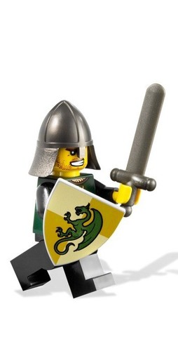 New lego dragon knight with - knight,