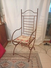 Fauteuil fer forgé style - fauteuil,
