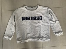 Sweat gris femme taille unique Rue des Abbesses