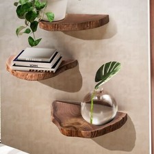 FineBuy Lot de 3 Étagères