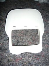 plaque numéro avant , blanche