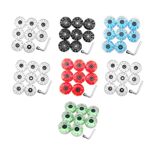 Quad roller skate wheels - 8x,