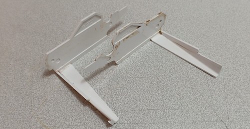 Paire clip plastique porte r - porte, l