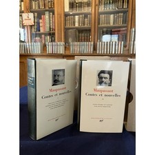 Maupassant Contes et nouvelles 2 vol Collection Bibliothèque de la pléiade NRF 