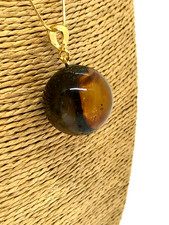 PENDENTIF AMBRE Cadeau Rond
