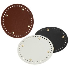 Fond de en PU rond, 3 pièces, à tricoter, Base façonneuse avec trous