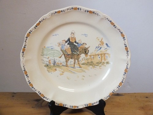 Grande assiette plate - +,