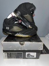 Air Jordan 5 Black Metallic Silver 136027 004