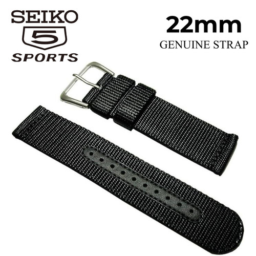 Genuine seiko 22mm nylon strap - seiko,