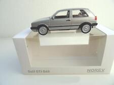 Volkswagen VW Golf 2 GTI G60 Modèle Réduit De NOREV En 1:43 Argenté 840066