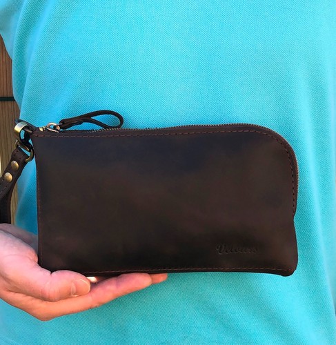 Pochette homme cuir - , véritable