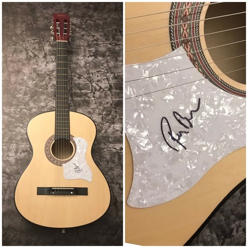 Guitare acoustique signée par - guitare,