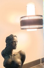 Lustre suspension vintage, design scandinave 1970