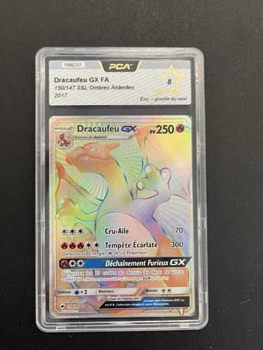 Carte pokémon dracaufeu - dracaufeu, gx