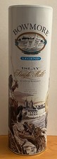 Coffret tube VIDE en métal "BOWMORE Legen " – Islay Single Malt Scotch Whisky