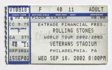 Billet concert ticket stub THE