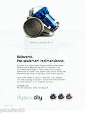 PUBLICITE ADVERTISING  056  2011  Dyson City  aspirateur DC26