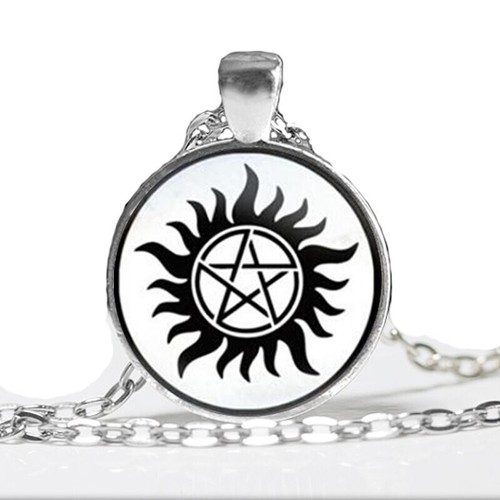 Pendentif pentacle soleil - pentacle,