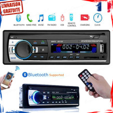 Autoradio MP3 Bluetooth USB SD Main-Libre Stéréo Radio FM Voiture Télécommande