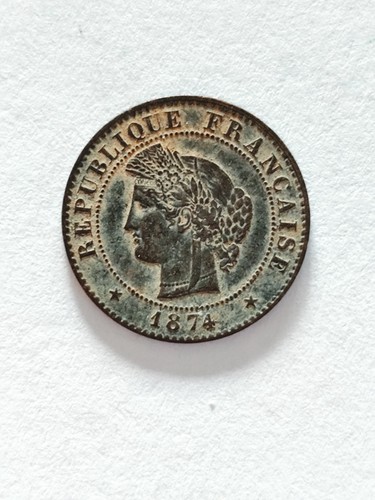 Piece centime ceres 1874 a - 1874,