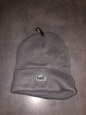Bonnet unisexe Lacoste Gris