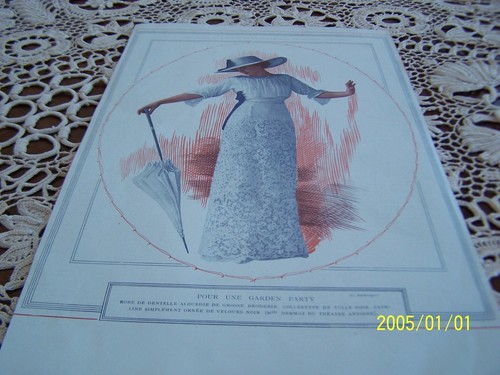 Ancienne affiche mode de - mode,