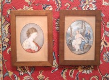 AQUARELLE ROMANTIQUE PORTRAIT