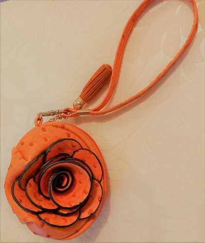 Porte monnaie femme fleur - monnaie, *