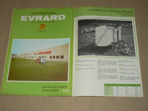 Prospectus pulvérisateur - prospectus,
