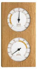 TFA 40.1052.01 Sauna Thermomètre Hygromètre Chêne Bois Massif Saunaklima Analog
