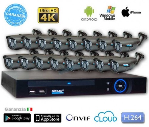 Kit videosorveglianza 4mpx - videosorveglianza, ip