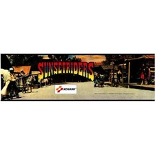 Sunset Riders Arcade Marquee