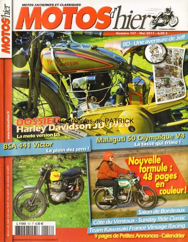 Motos hier 157 - motos, d’hier