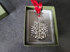 ornement de noël christofle  -Année 2003 -Métal argenté   avec ecrin d'origine