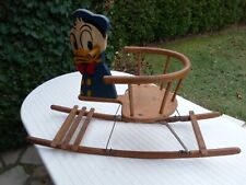 Ancien jouet bois à bascule