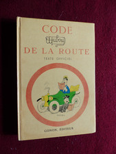 livre : Code de la route Dubout / 1956 /  Editeur Gonon